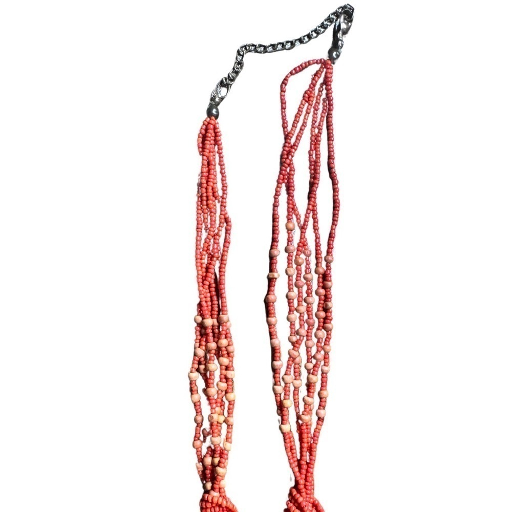 17 Inch Bead Necklace (Like New - Great Condition) ❤️💛🧡 - Picture 8 of 9